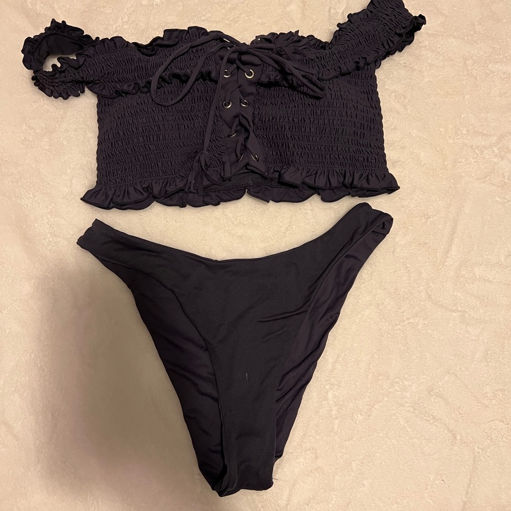 off the shoulder bikini